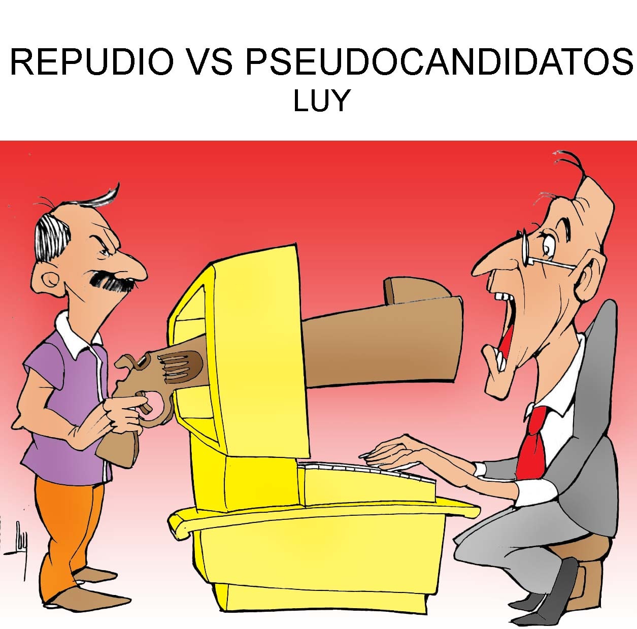 Repudio vs pseudocandidatos por Luy