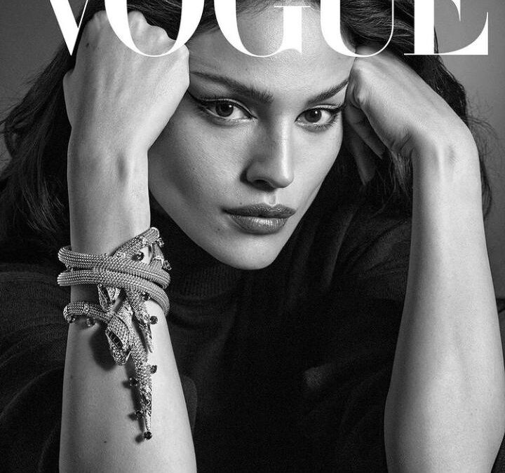 Eiza González homenajeó a María Félix para la revista Vogue