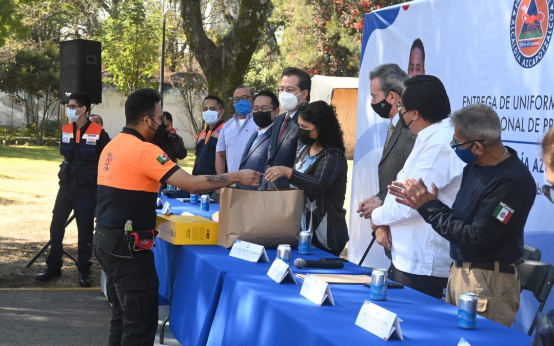 Alcaldía Azcapotzalco apuesta por Protección Civil para prevención