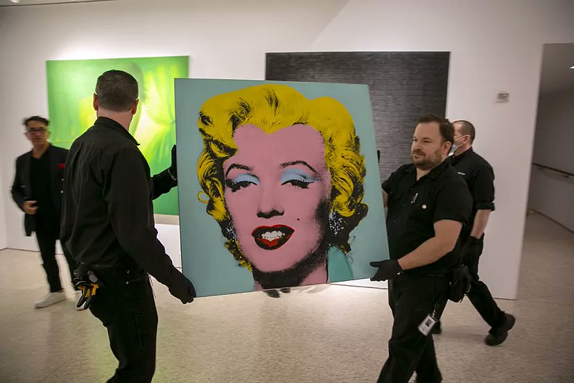 La obra «Marilyn» de Andy Warhol rompe récord en subasta