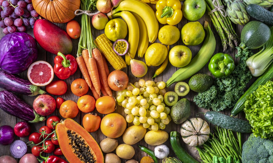 ¿Vegetales y frutas de colores? Existen beneficios