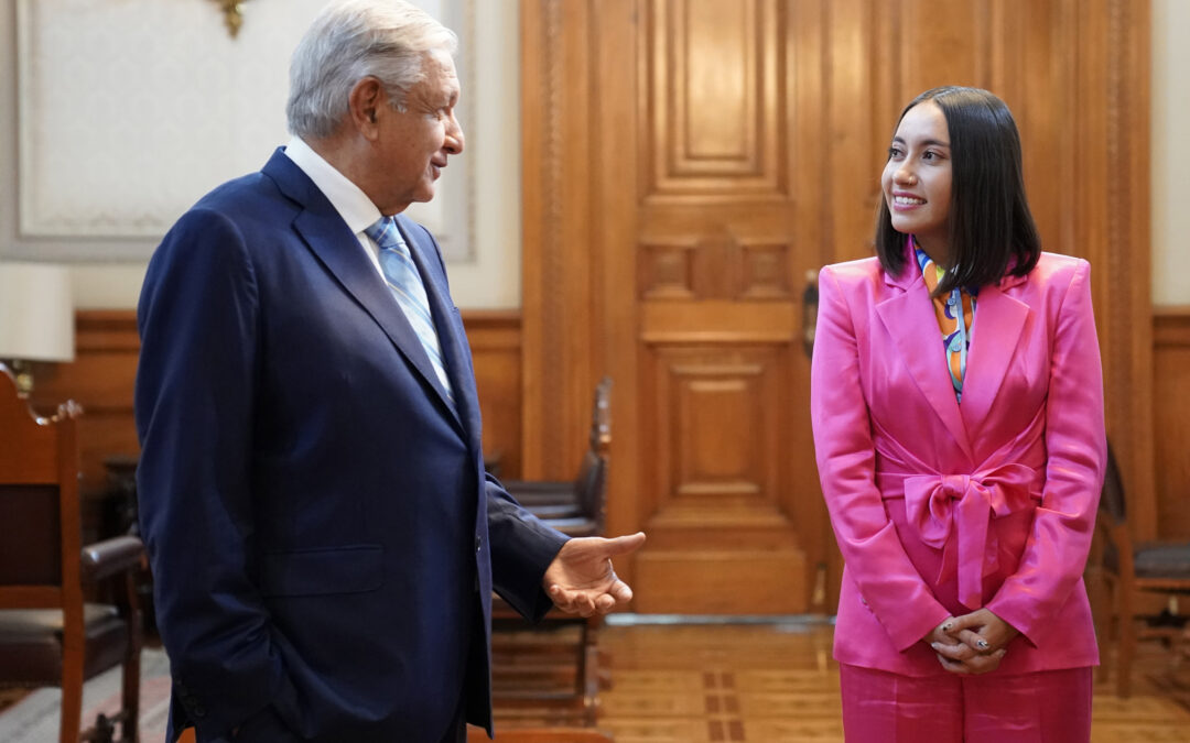 Katya Echazarreta, primera mexicana en volar al espacio, se reúne con López Obrador