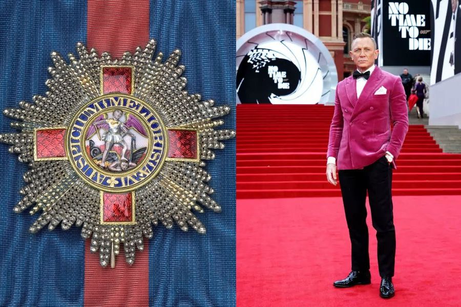 Como el 007, Daniel Craig recibe condecoración de la realeza