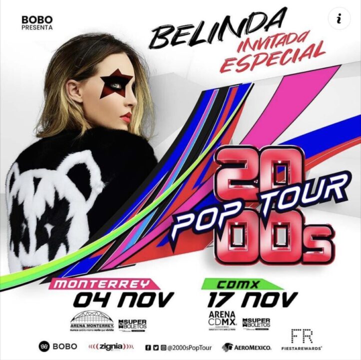 Belinda, invitada especial de los 2000's Pop Tour