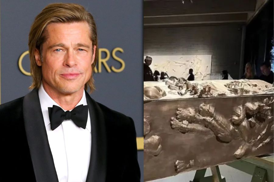 Brad Pitt debuta como escultor en Finlandia
