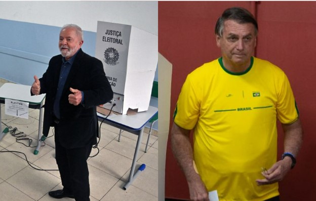 Lula y Bolsonaro emiten su voto en Brasil. Foto: Especial