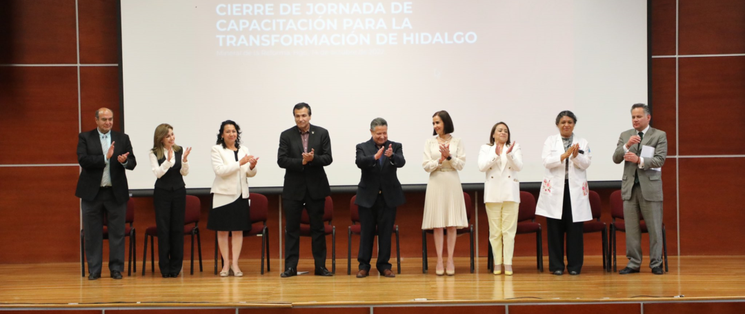 Clausura Julio Menchaca jornada de capacitación en Hidalgo