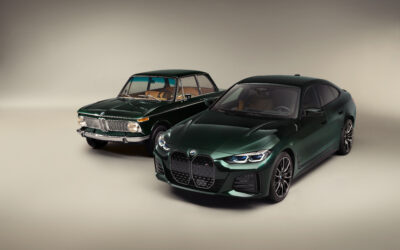 BMW presenta diseños exclusivos de los BMW i4 M50 y BMW 1602 en su 50 aniversario