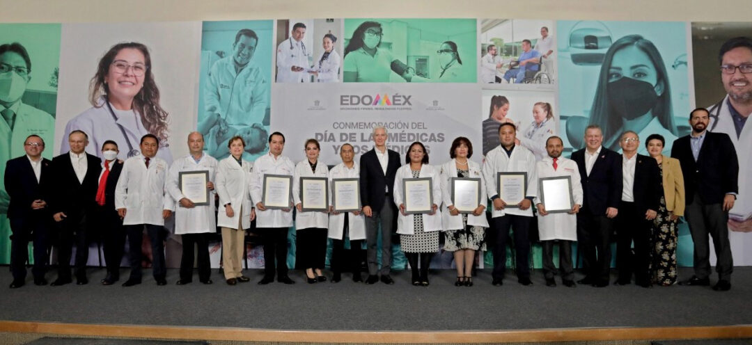 Reconoce Alfredo Del Mazo labor de médicos mexiquenses