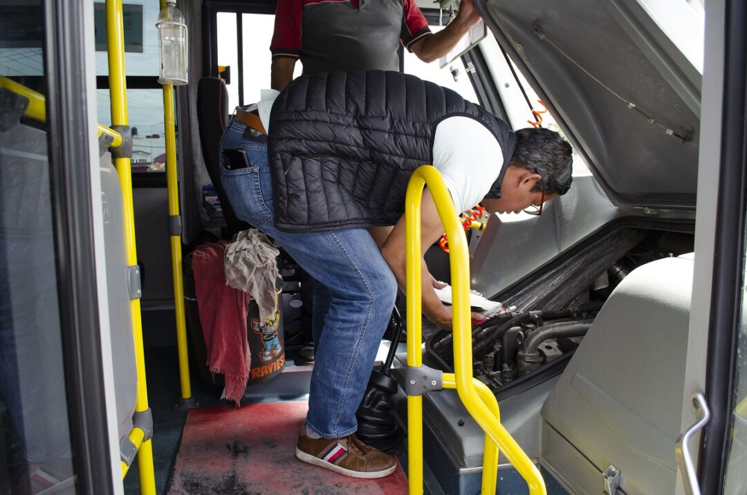 Realiza SMT de Puebla revista vehicular a transporte público