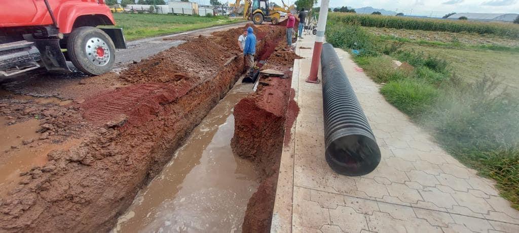 Supervisa Gobierno de Tecámac obras de drenaje