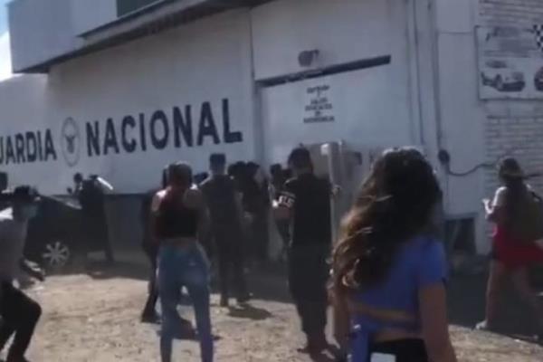 GN disparó contra manifestantes en Jalisco