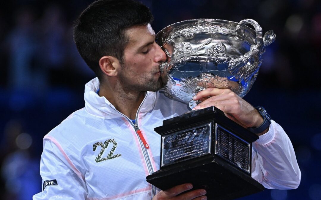 Djokovic ganó el Abierto de Australia lesionado