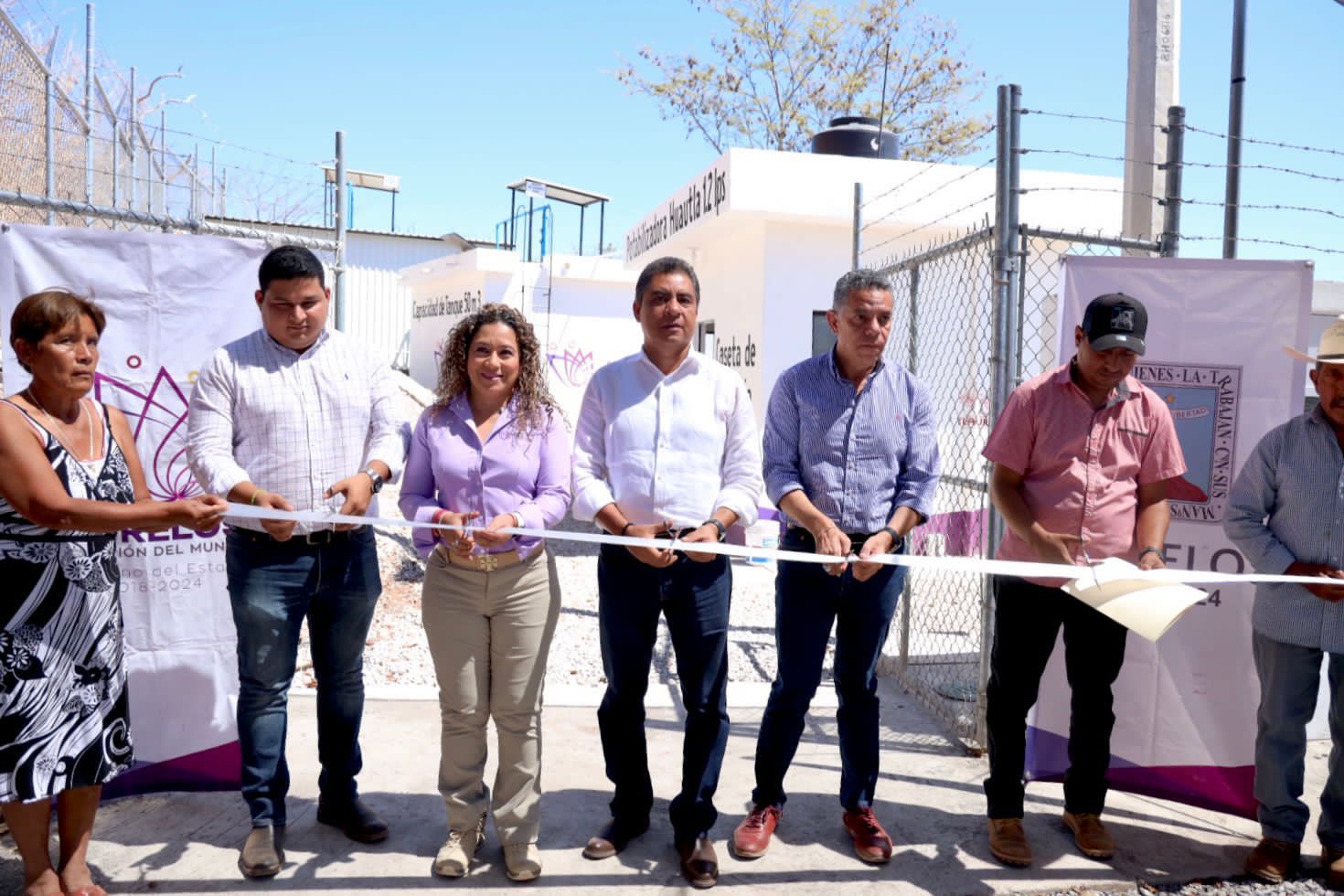Entrega Ceagua Morelos planta potabilizadora en Huautla