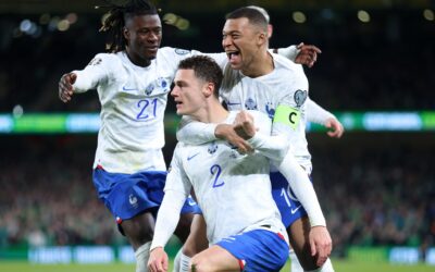 Francia doblega a Irlanda con golazo de Pavard