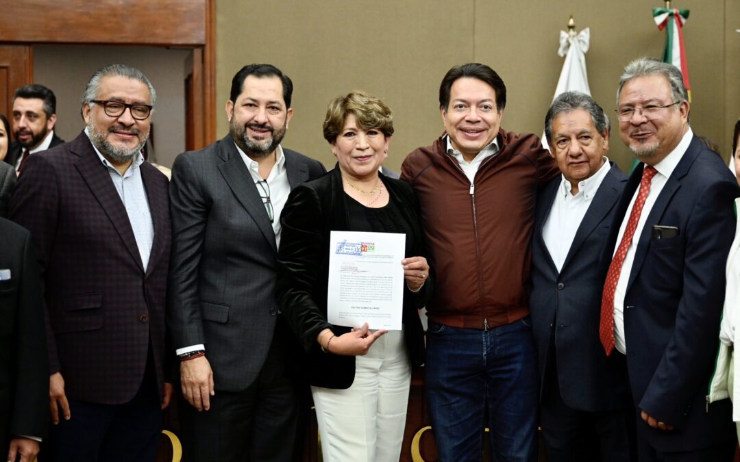 Delfina Gómez se registra como candidata a gubernatura de Edoméx