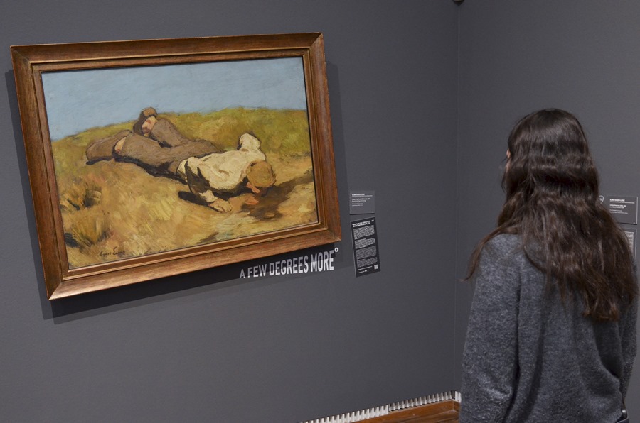 Cuadros de Klimt y Schiele son parte de protesta climática