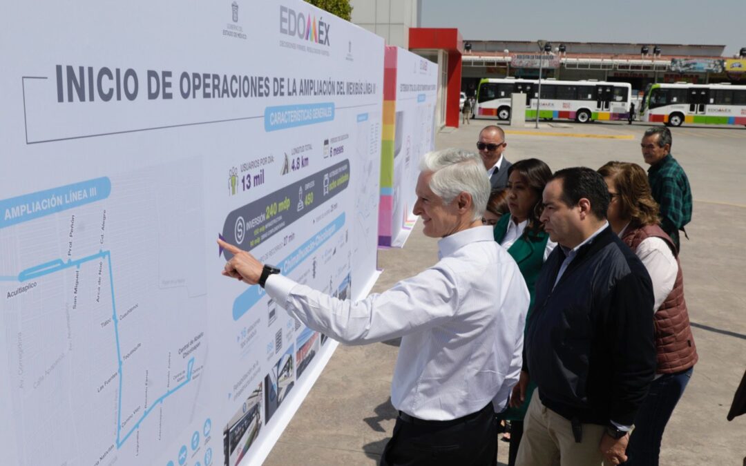 Ponen en marcha ampliación de la Línea 3 del Mexibús en Chicoloapan