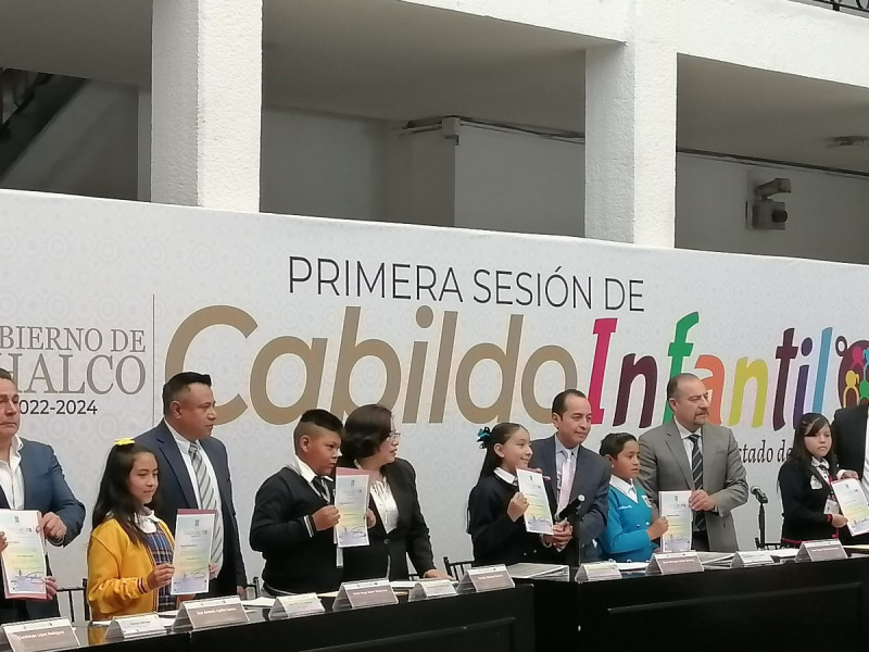 Cabildo Infantil aprueba propuestas para mejorar condiciones en Chalco