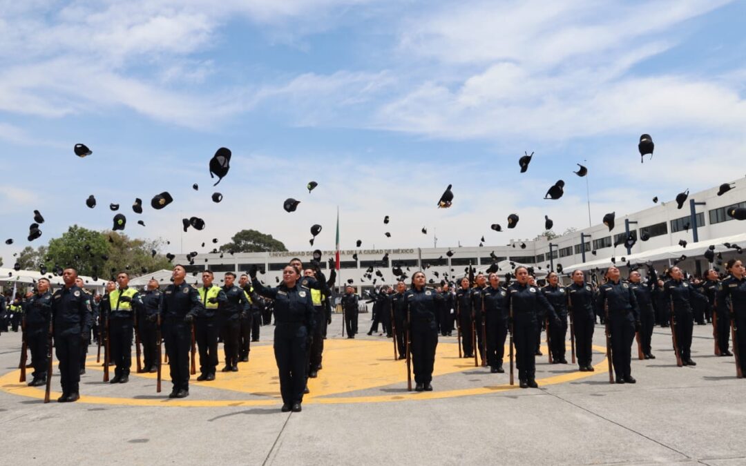 Graduados de la Universidad de la Policía se incorporan a la SSC