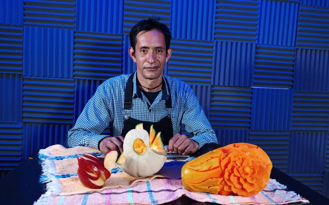 José Adrían, artesano culinario de la zona de los volcanes