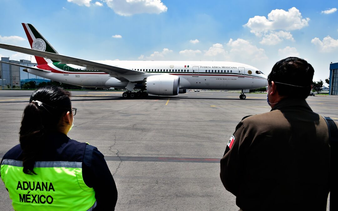 Avión presidencial listo para irse a su nuevo destino en Tayikistán