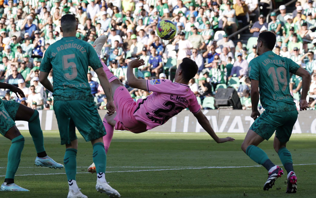 El ‘Cachorro’ Montes marcó el gol de la honra en la derrota ante el Betis 
