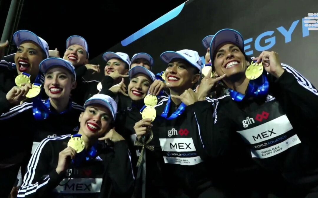 ¡México se cuelga la medalla de oro en nado sincronizado!