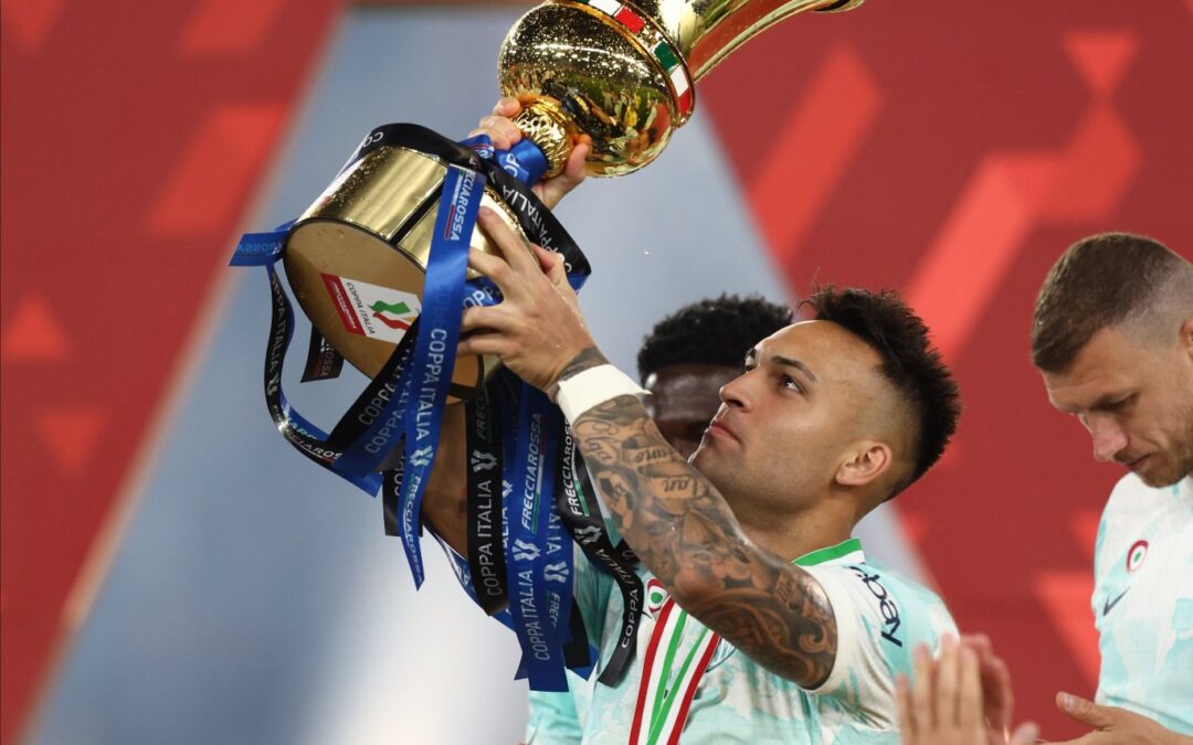 Inter gana la Coppa Italia con doblete de Lautaro