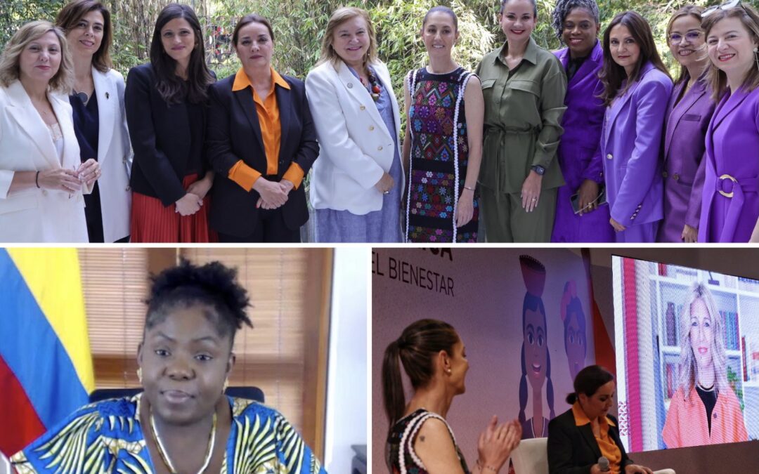 Sheinbaum dialoga con lideresas del continente sobre feminismo e igualdad