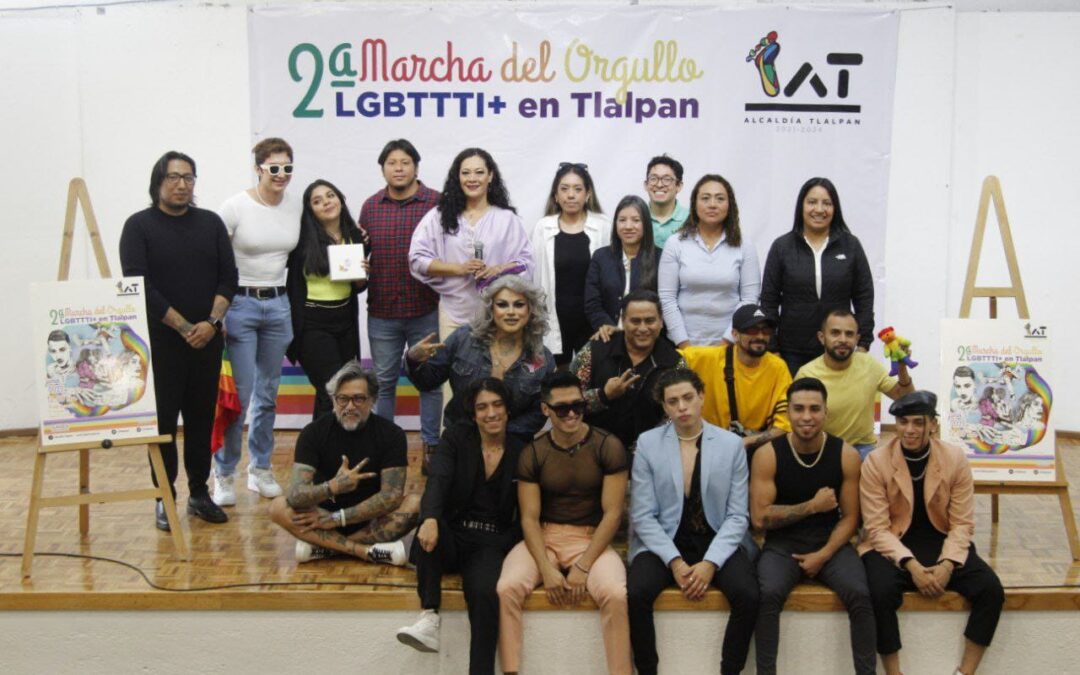 Tlalpan presenta la imagen oficial de la 2a Marcha del Orgullo LGBTTTIQ+