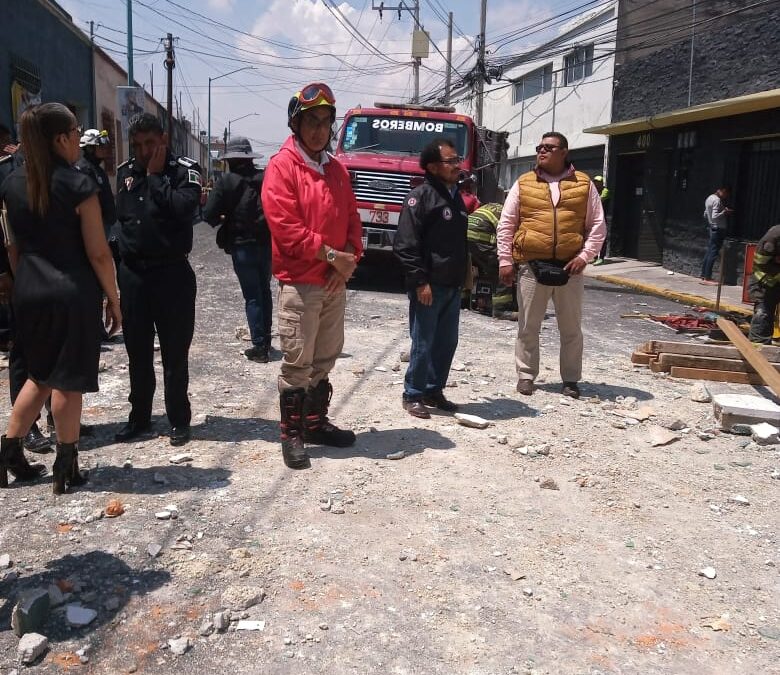 Víctimas de la explosión en Toluca son reportadas como graves