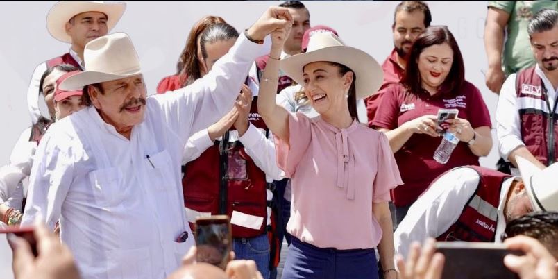 Sheinbaum respalda a Armando Guadiana en su campaña en Coahuila