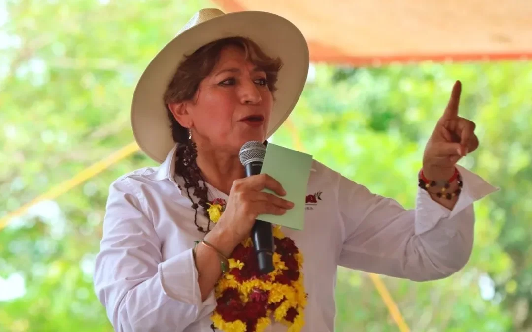 Ecatepec muestra su apoyo a Delfina Gómez en la defensa del agua del Edoméx