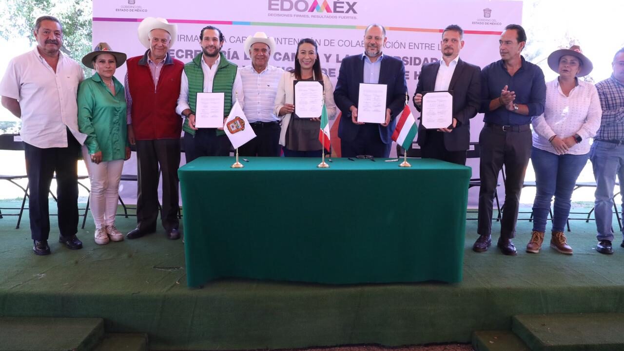Edoméx y la Univ. de Hungría firman convenio de colaboración