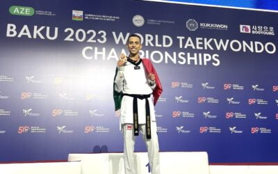 Mexicano Carlos Navarro ganó bronce en Mundial de TKD de Baku