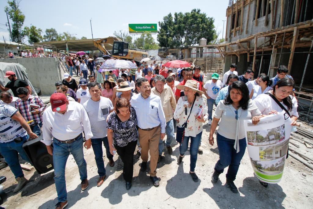 Supervisa Martí Batres obras de UH “La Virgen” en Coyoacán