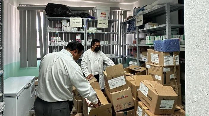 Registran abasto de medicamentos 11 unidades de salud de Tlaxcala