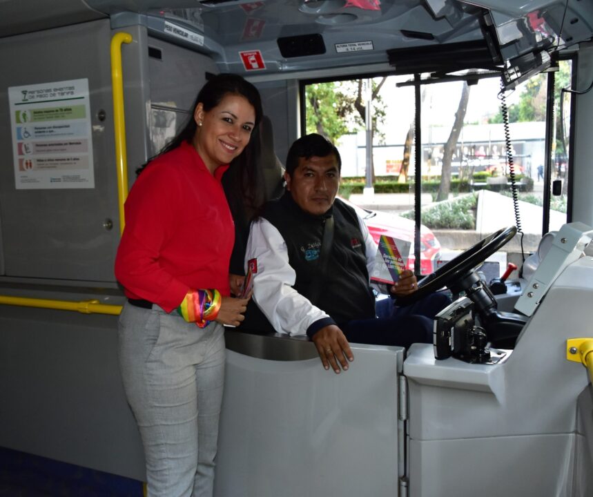 Metrobús promueve respeto por la diversidad sexual en la CDMX