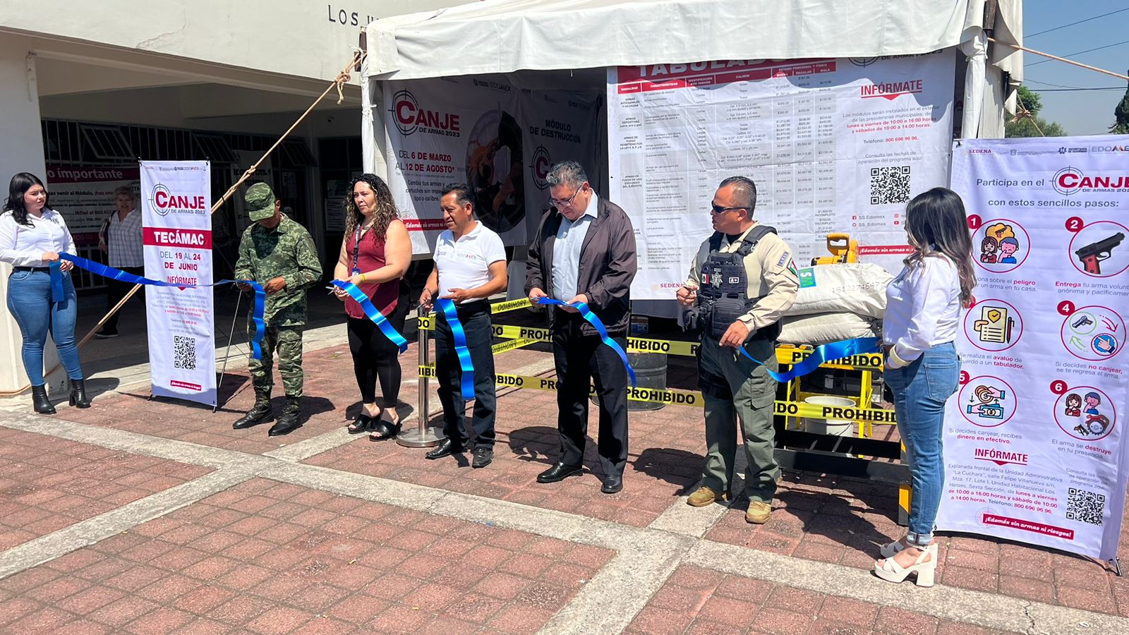 En el municipio de Tecámac se inicio con el programa de canjeo de armas para erradicar los delitos donde se utilizan estos artefactos: especial