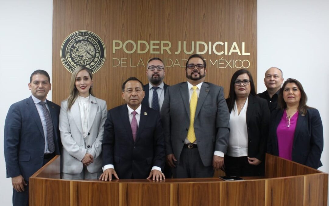 Visita histórica de jueces de Baja California a PJCDMX 