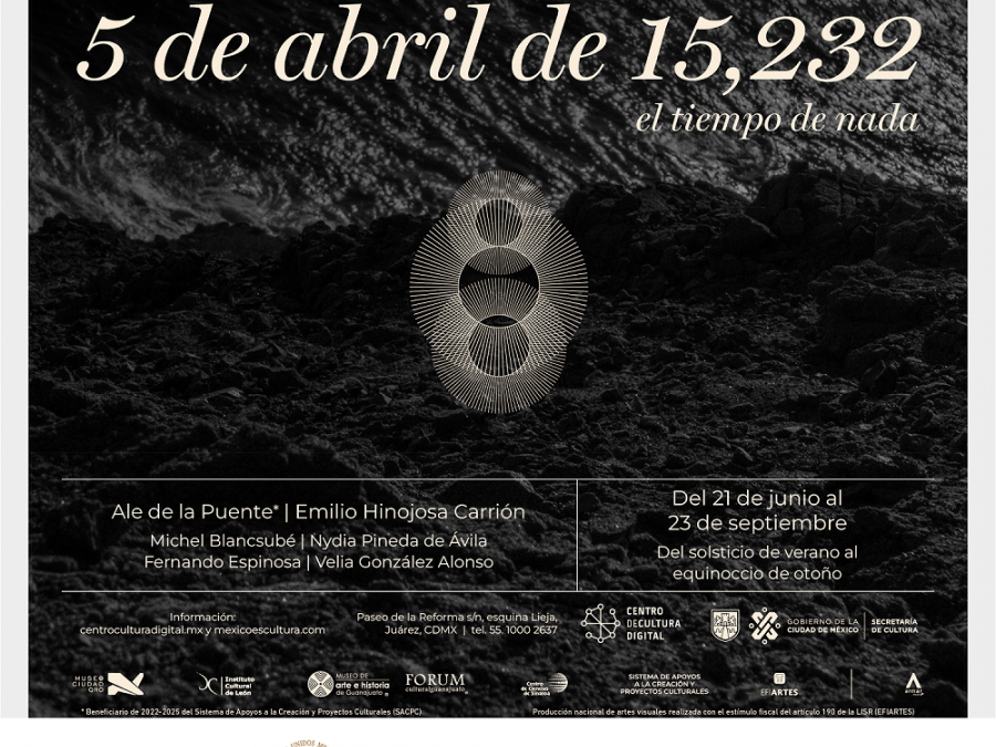 Exposición: El tiempo de nada 5 de abril de 15,232.