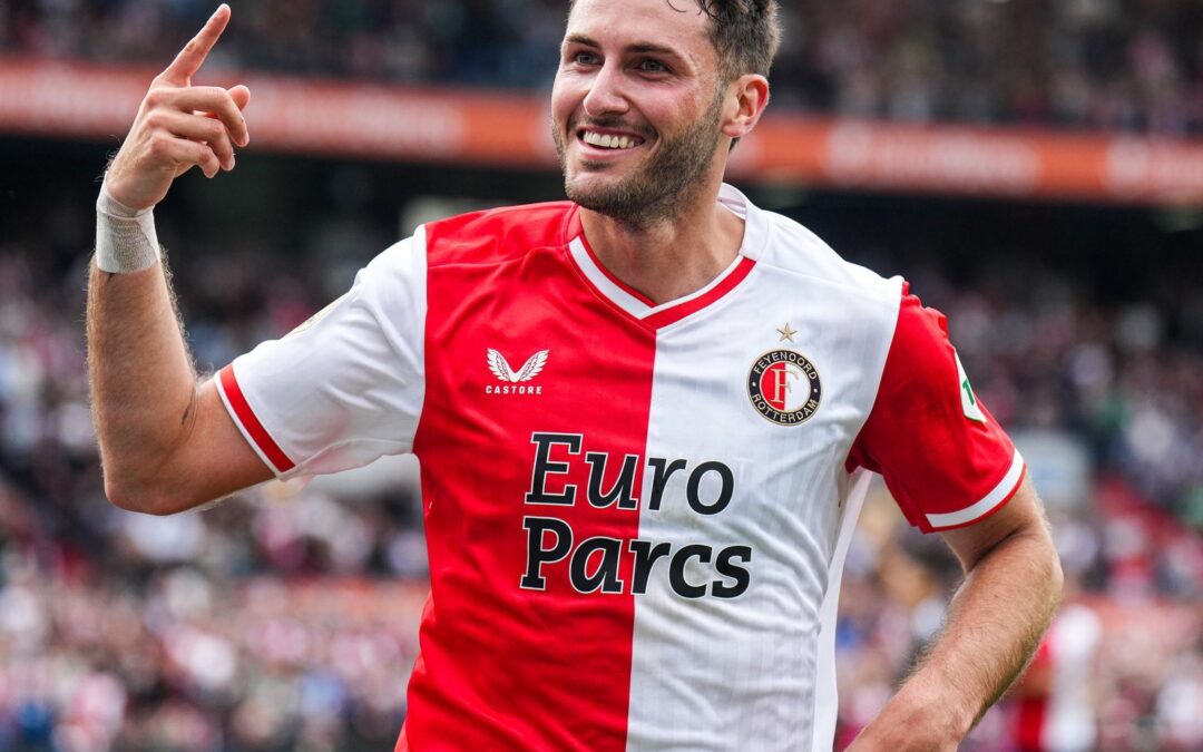 ¡Santi Giménez anota en su regreso al Feyenoord ante Benfica!