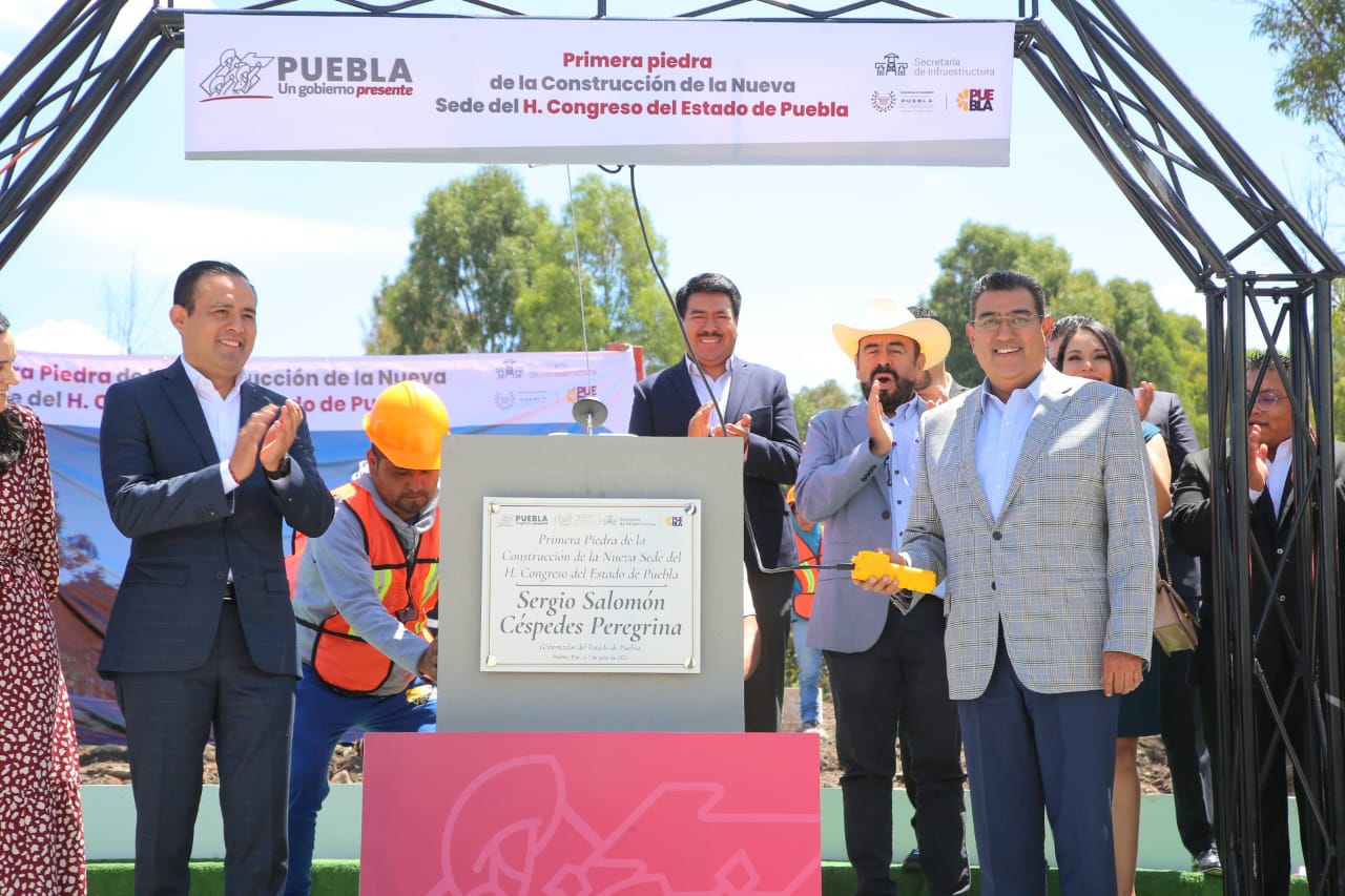 Con nueva sede del Congreso local, la democracia en Puebla vivirá Sergio Salomón 1