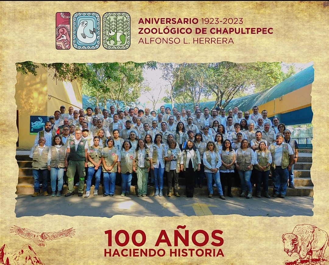 Zoológico de Chapultepec celebra su primer siglo. Foto:@ZoologicosCDMX