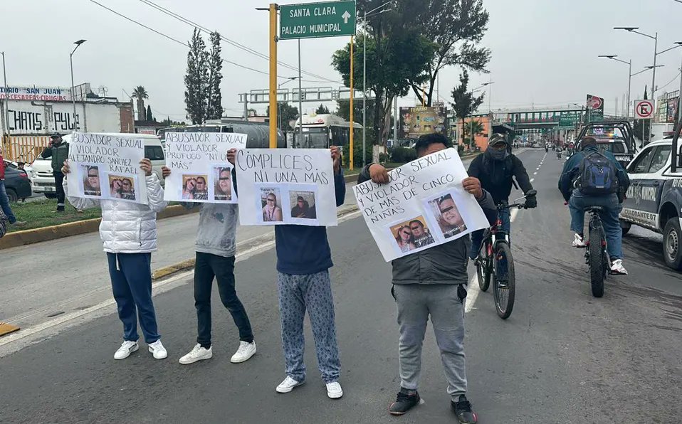 Vía Morelos fue bloqueada para exigir la detención de un presunto violador
