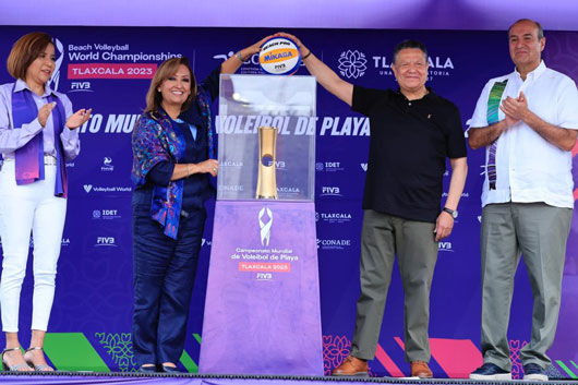 Promueven campeonato mundial de voleibol de playa 2023 en Hidalgo