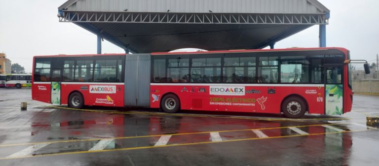 Finalizan pruebas de autobús eléctrico del Mexibús