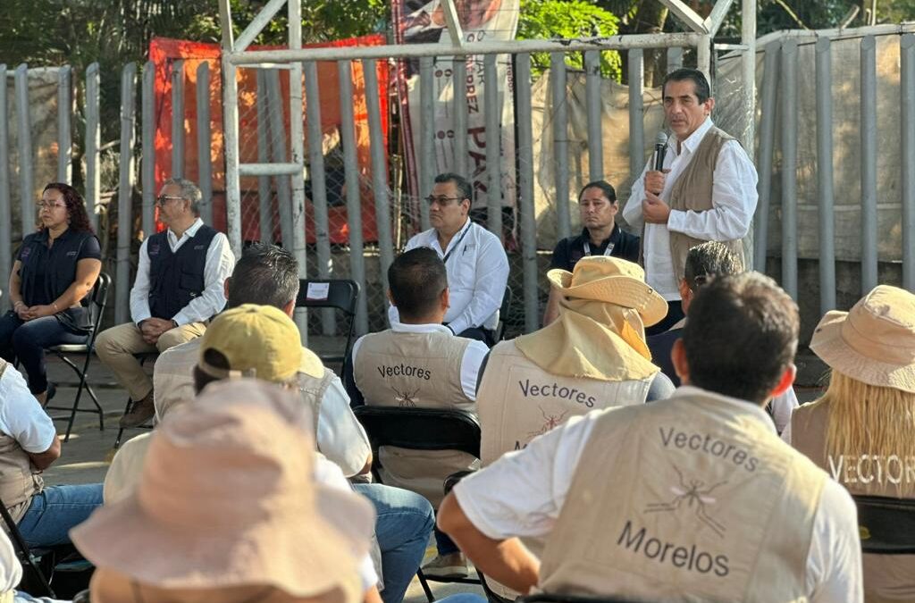 Gobierno de Morelos fortalece acciones contra dengue, zika y chikungunya