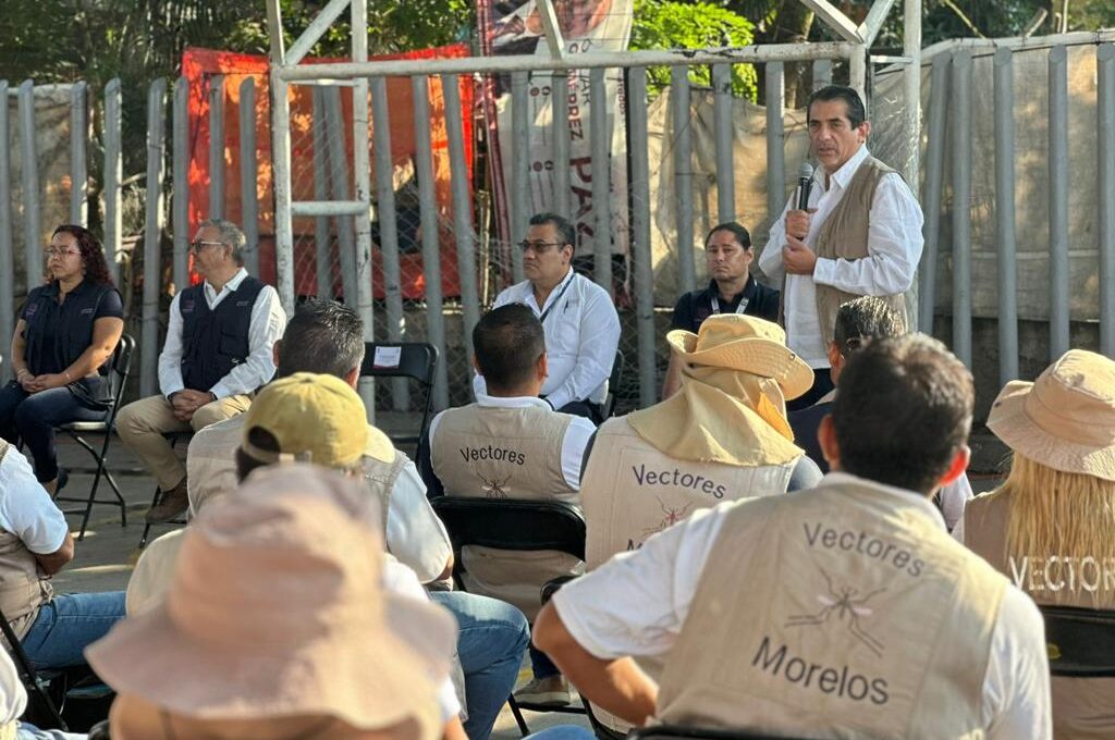 Gobierno de Morelos fortalece acciones contra dengue, zika y chikungunya